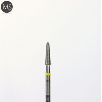 Фреза алмазная конус грибовидный желтый 2.5 мм