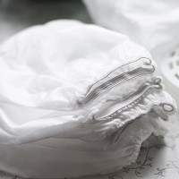 Мешок для маникюрной вытяжки двухслойный (белый)