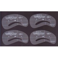 ТРАФАРЕТЫ ДЛЯ БРОВЕЙ ( набор 4шт)