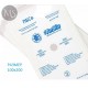 Крафт пакеты для стерилизации упаковка 100 штук 100х200 АлВин белые
