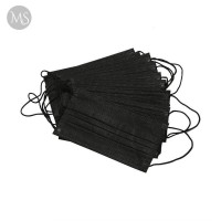 Mask disposable three-layer black 10 pcs.