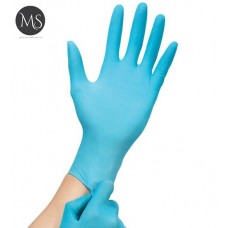 Перчатки нитриловые голубые M