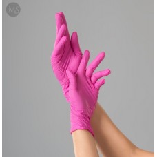 Перчатки нитриловые Polix PRO&MED (100 шт/уп.) цвет - Pink