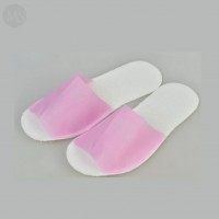 Disposable slippers in individual packaging