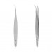 Professional tweezers for eyelashes L-SHAPED STALEKS PRO EXPERT 41 TYPE 7 TE-41/7