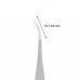 Professional tweezers for eyelashes L-SHAPED STALEKS PRO EXPERT 41 TYPE 7 TE-41/7