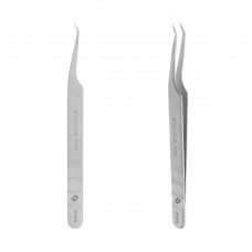 Professional tweezers for eyelashes MINI L STALEKS PRO EXPERT 41 TE-41/8