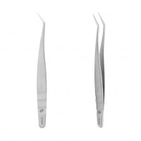 Пинцет профессиональный для ресниц L-ОБРАЗНЫЙ STALEKS PRO EXPERT 41 TYPE 9 TE-41/9