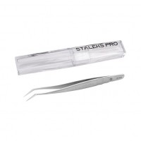 Пинцет профессиональный для ресниц L-ОБРАЗНЫЙ STALEKS PRO EXPERT 41 TYPE 9 TE-41/9