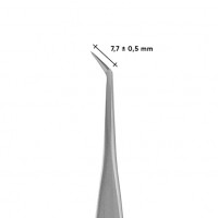 Пинцет профессиональный для ресниц L-ОБРАЗНЫЙ STALEKS PRO EXPERT 40 TYPE 1 TE-40/1