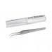 Curved professional tweezers for eyelashes STALEKS PRO EXPERT 41 TYPE 1 TE-41/1